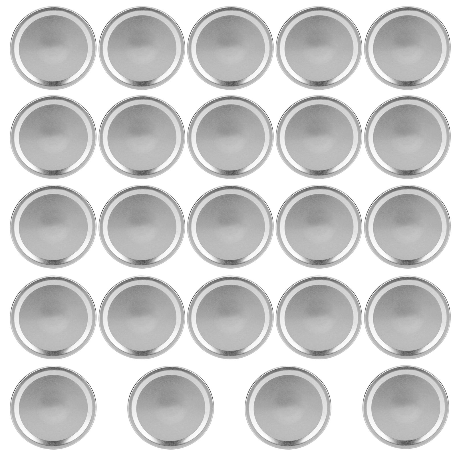 24PCS Round Split Type Lids Canning Jar Sealing Storage Covers for Regular view 2