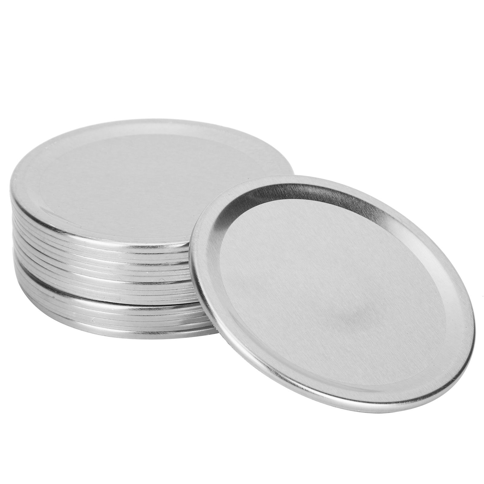 24PCS Round Split Type Lids Canning Jar Sealing Storage Covers for Regular view 3