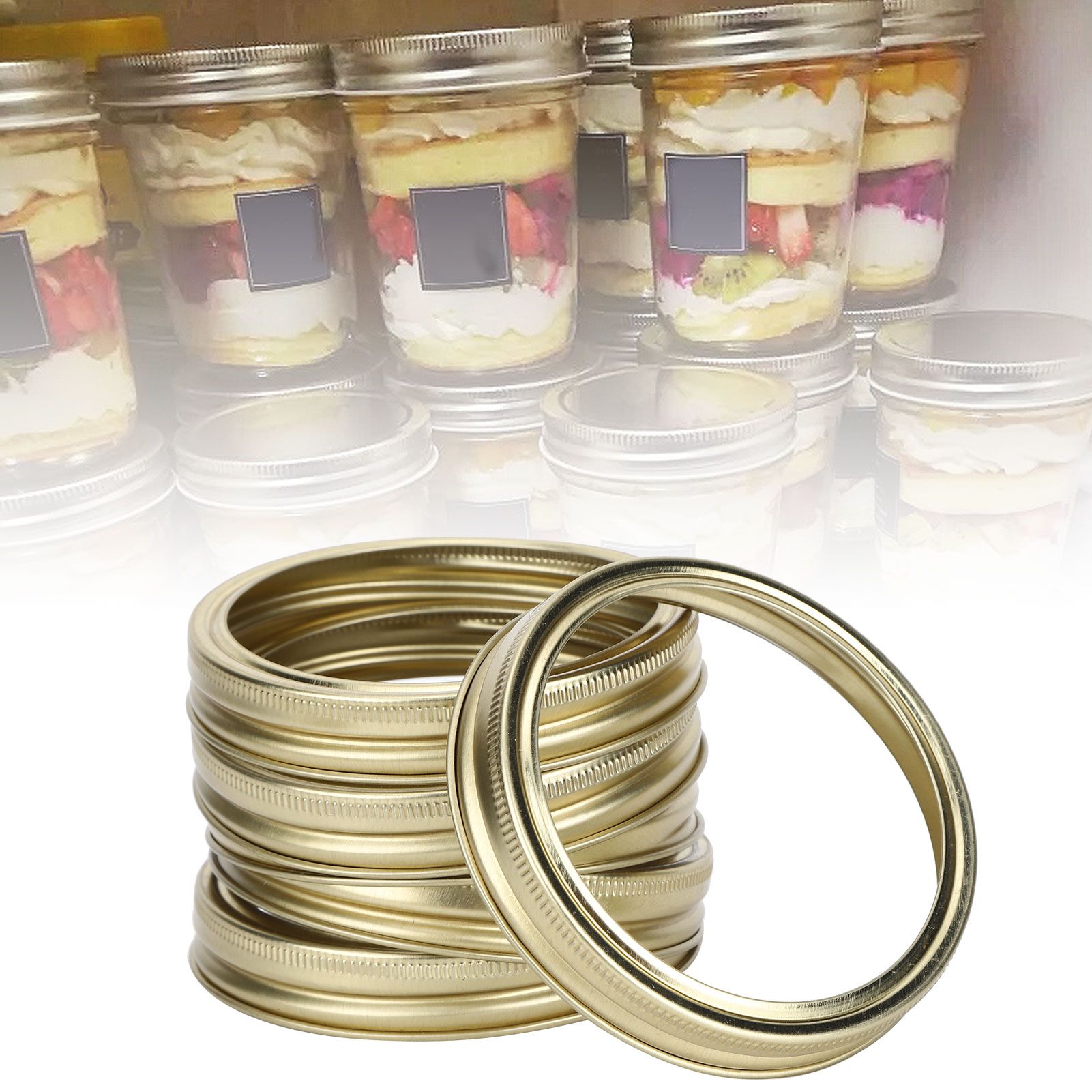 24pcs Jar Sealing Storage Lids SplitType Solid Caps Round Shape Can Accessory view 10