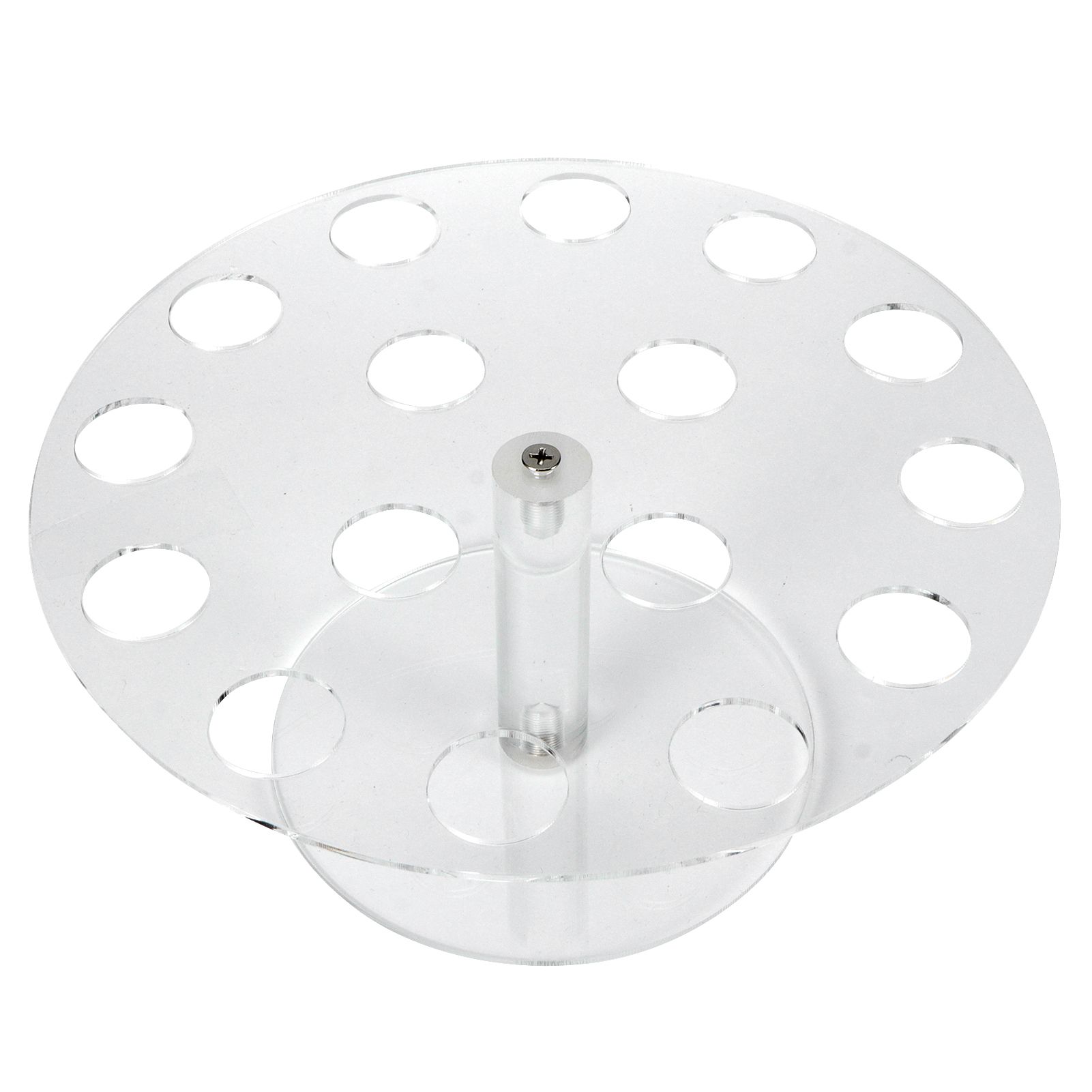 16 Holes Clear Acrylic Ice Cream Rack Cone Holder Display Stand for Home view 3
