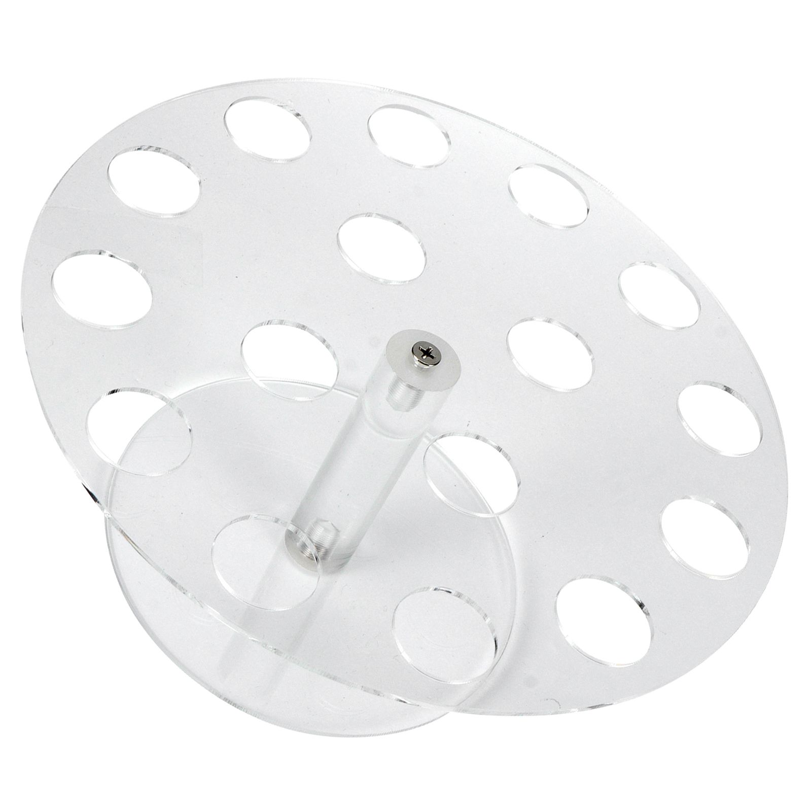 16 Holes Clear Acrylic Ice Cream Rack Cone Holder Display Stand for Home view 5