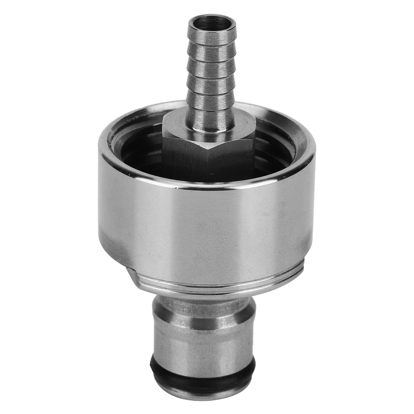 Stainless Steel Carbonation Cap with Barb Ball Lock 30cm Silicone Hose for