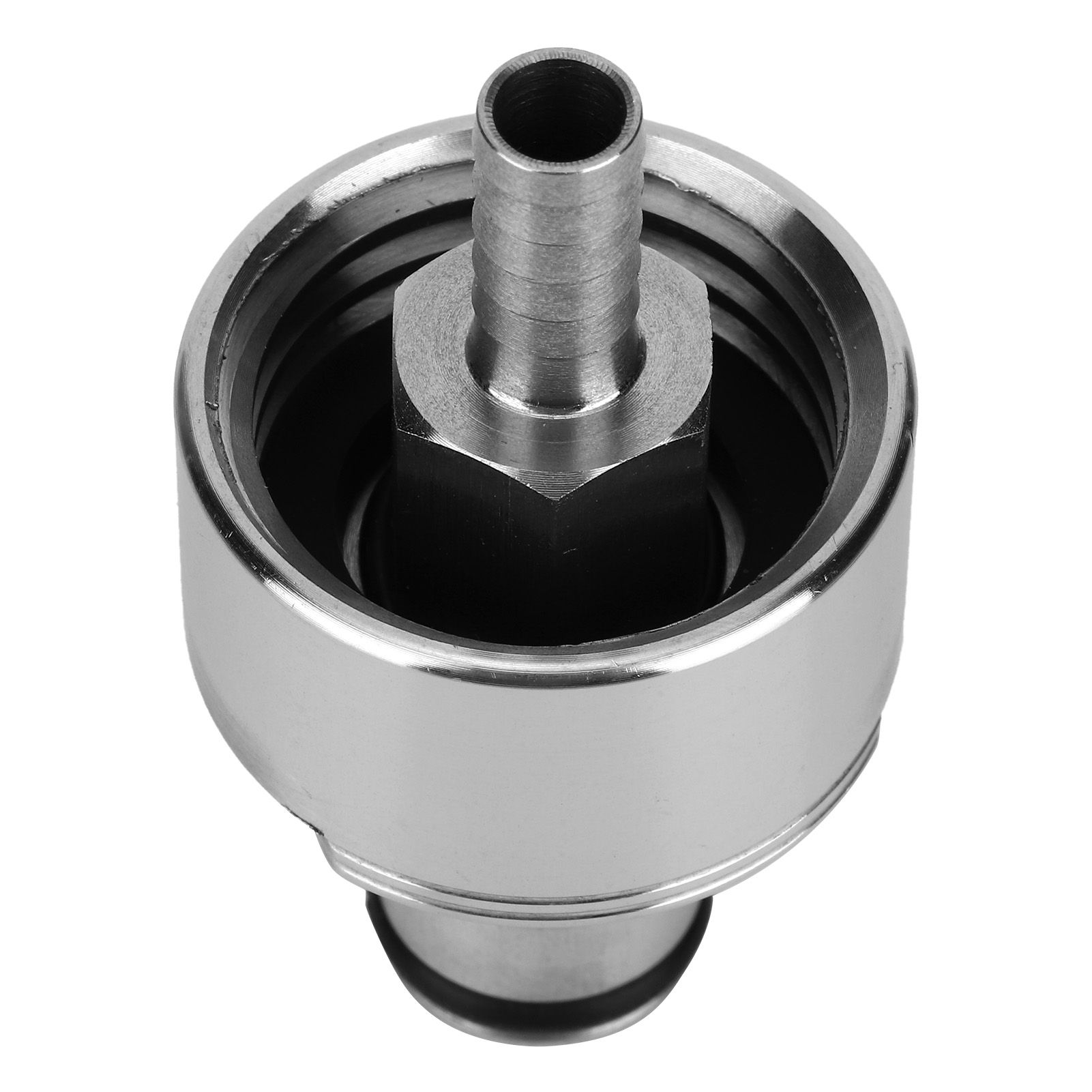 Stainless Steel Carbonation Cap with Barb Ball Lock 30cm Silicone Hose for view 5
