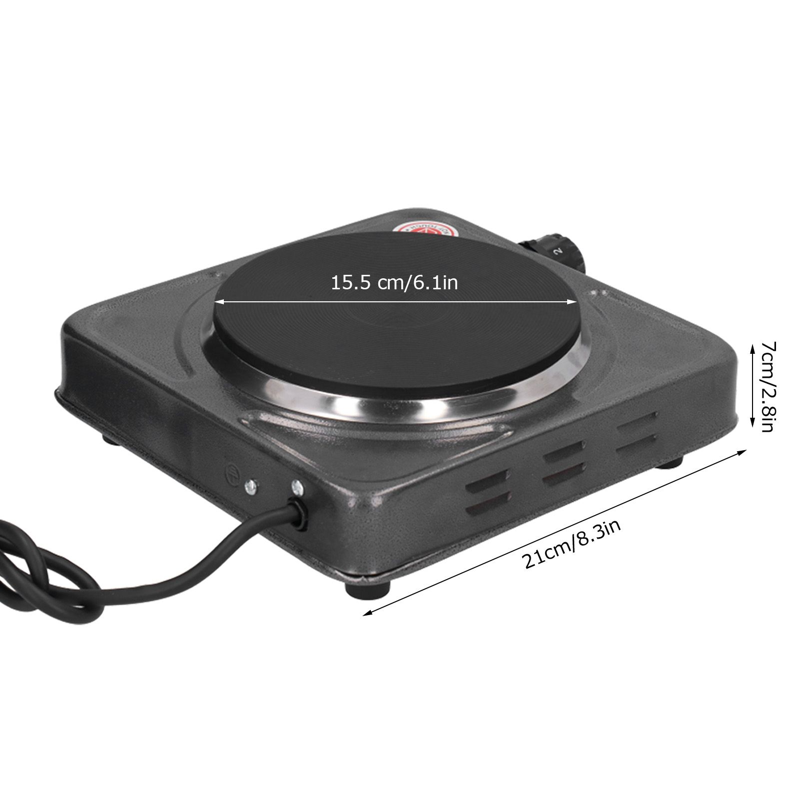 1000W MultiFunctional Hotplate Mini Portable Stainless Steel for Tea Coffee view 11