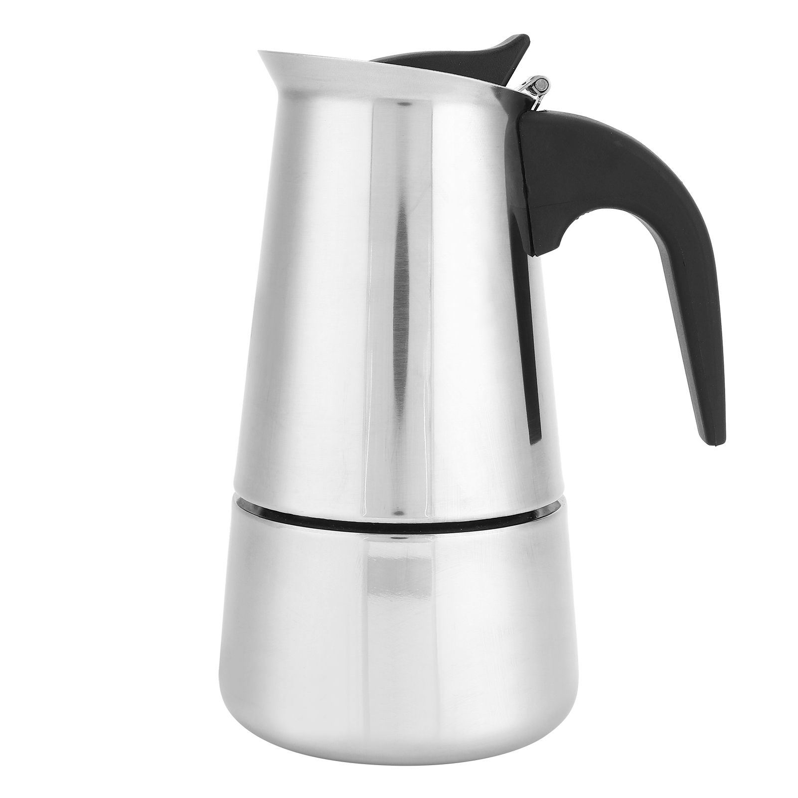200ml Portable Coffee Maker Moka Pot Stainless Steel Coffee Kettle Pot for