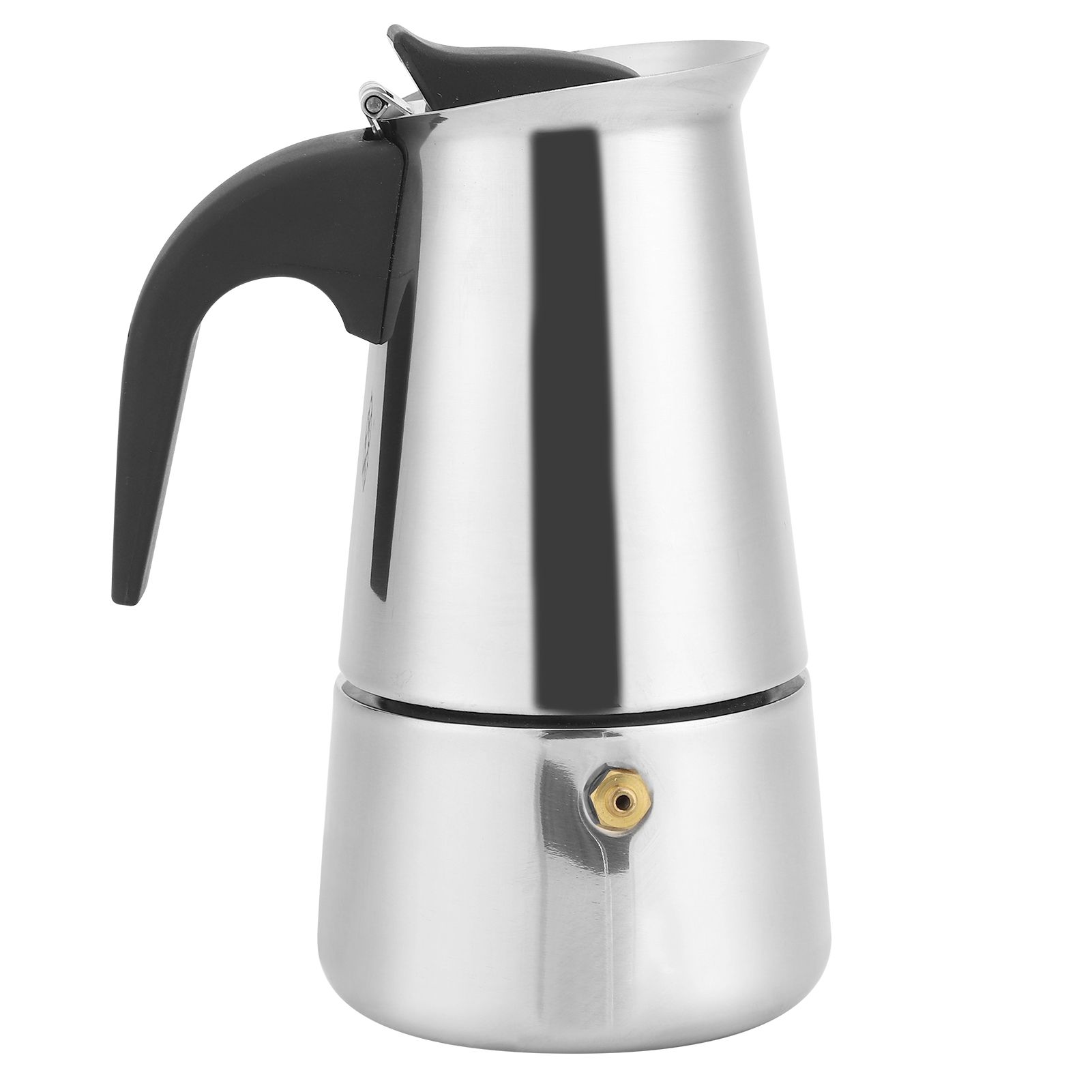 200ml Portable Coffee Maker Moka Pot Stainless Steel Coffee Kettle Pot for view 2