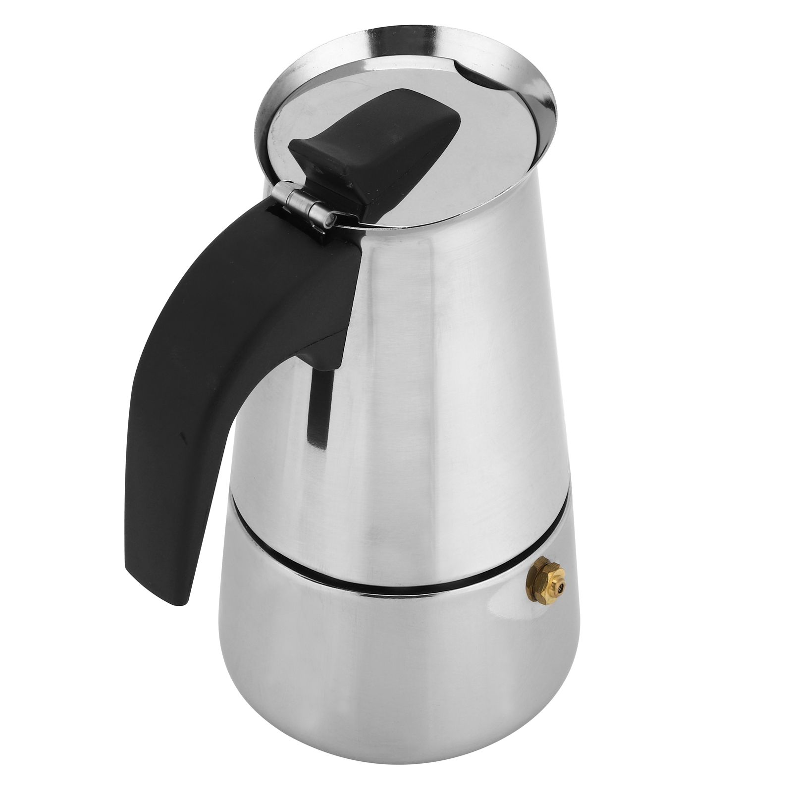 200ml Portable Coffee Maker Moka Pot Stainless Steel Coffee Kettle Pot for view 4