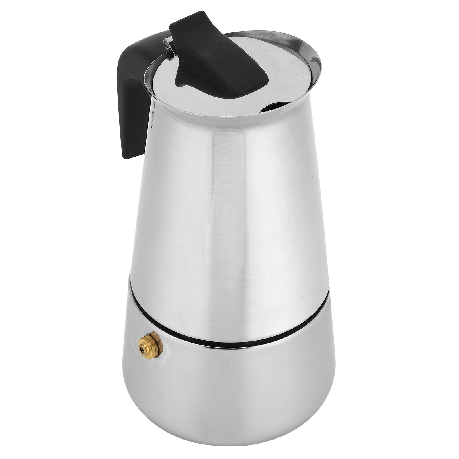 200ml Portable Coffee Maker Moka Pot Stainless Steel Coffee Kettle Pot for view 5