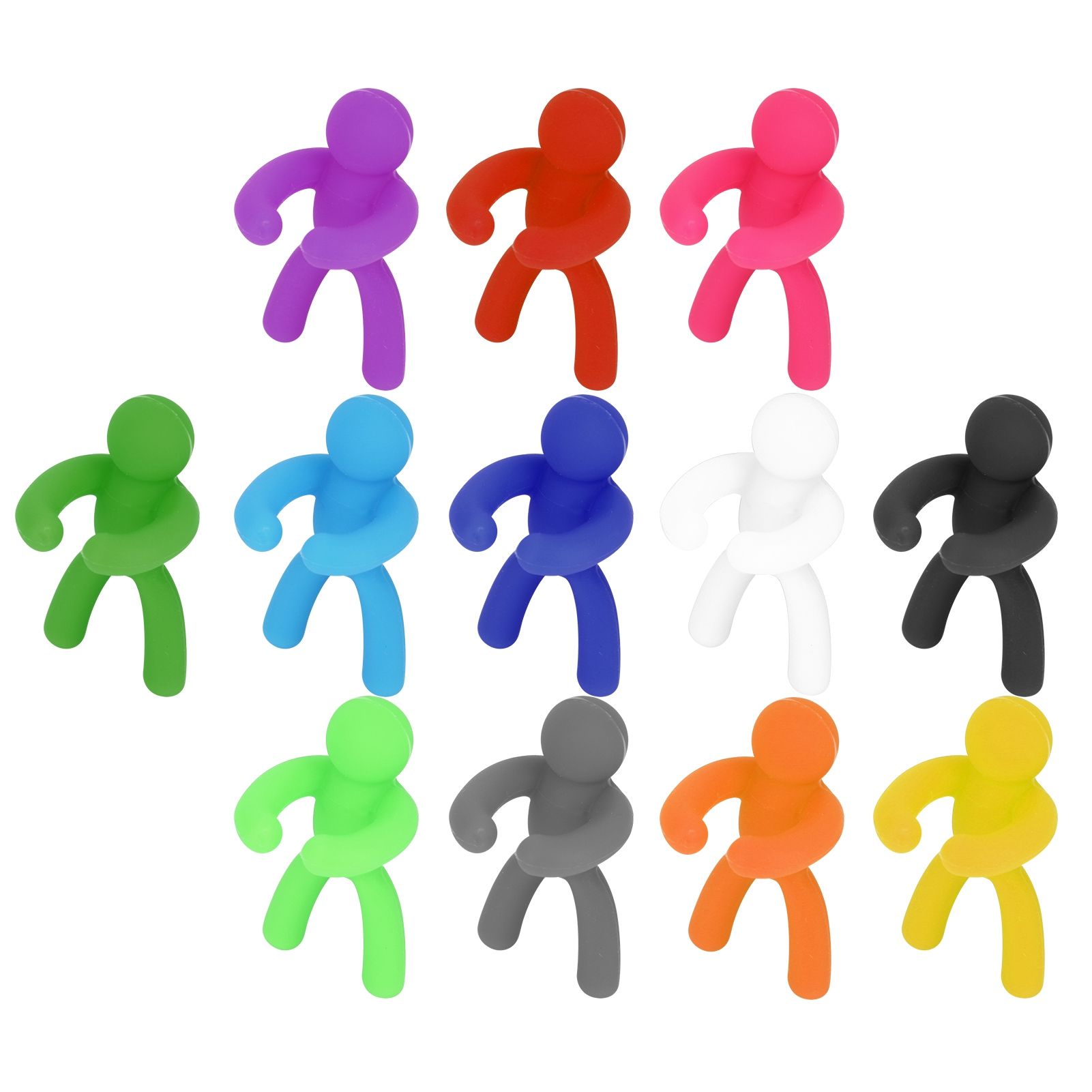 Silicone Wine Glass Marker Drinking Glass Identification Labels Tag Signs for view 5