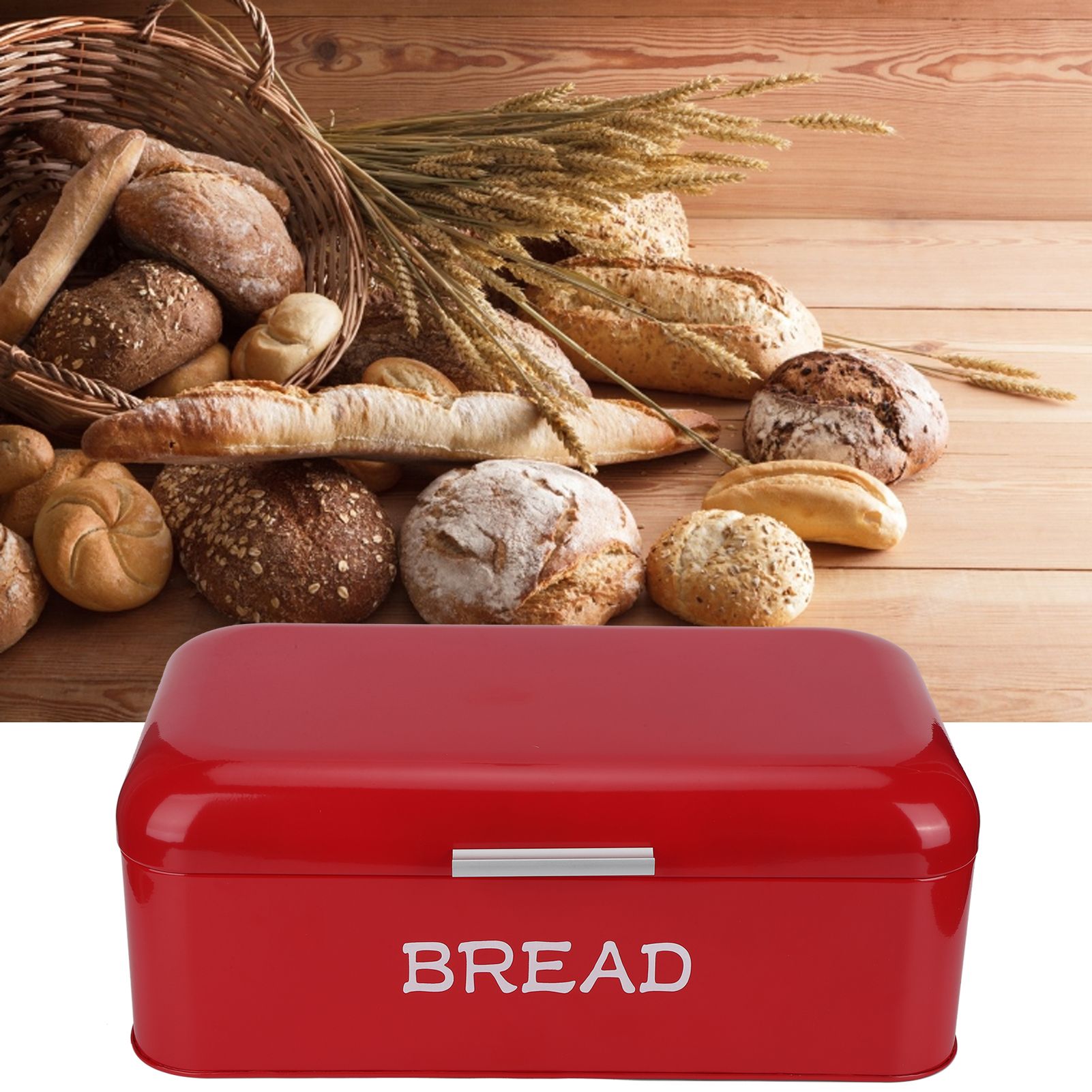 European Style Bread Bin Box Food Storage Container Kitchen Accessory for view 10