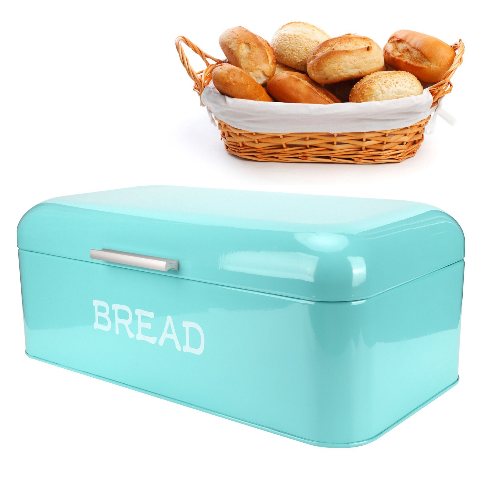 Large Capacity Bread Box Bin Bread Organizer Baked Goods Storage Container for view 9