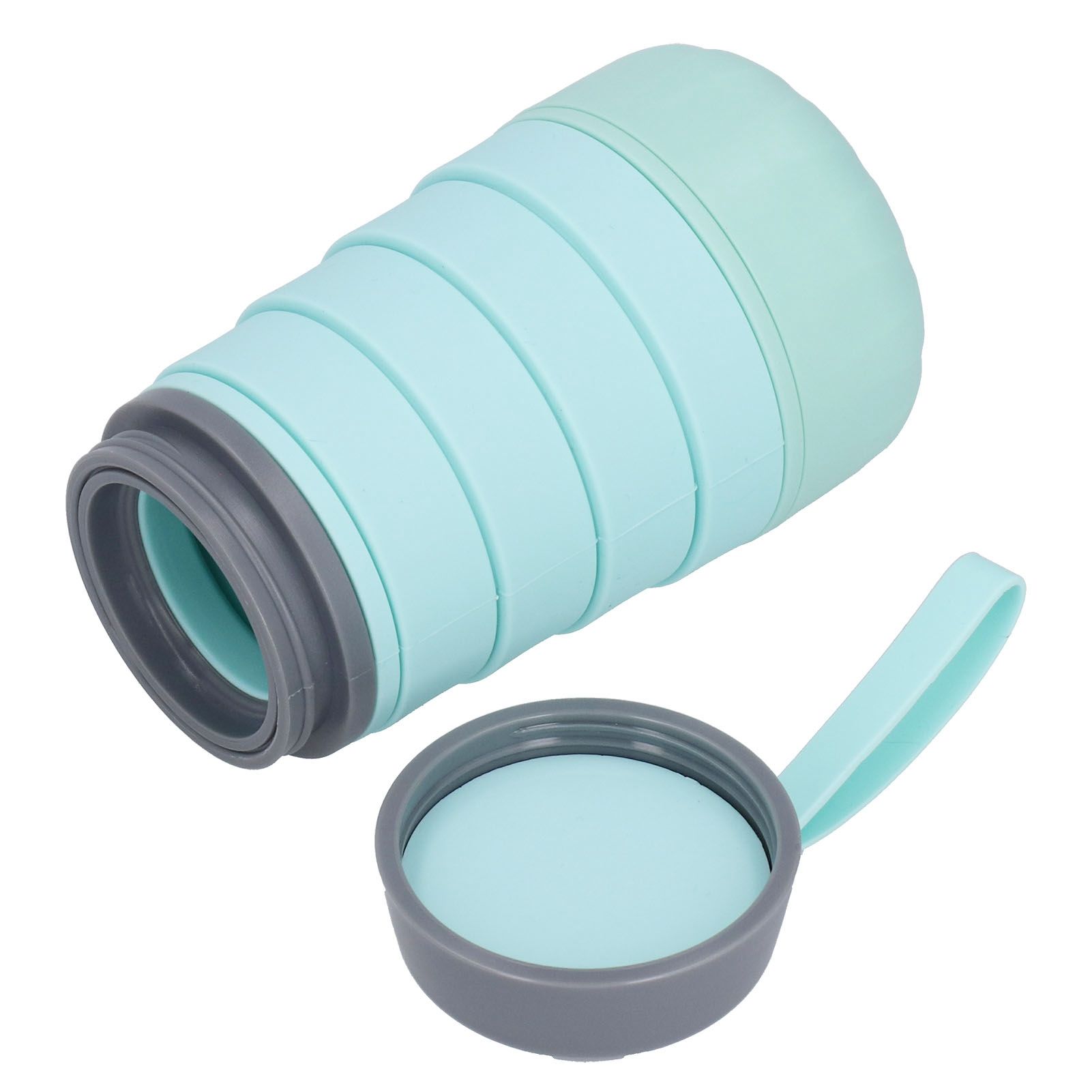 Folding Water Bottle Multifunctional Portable Telescopic Silicone Travel view 6