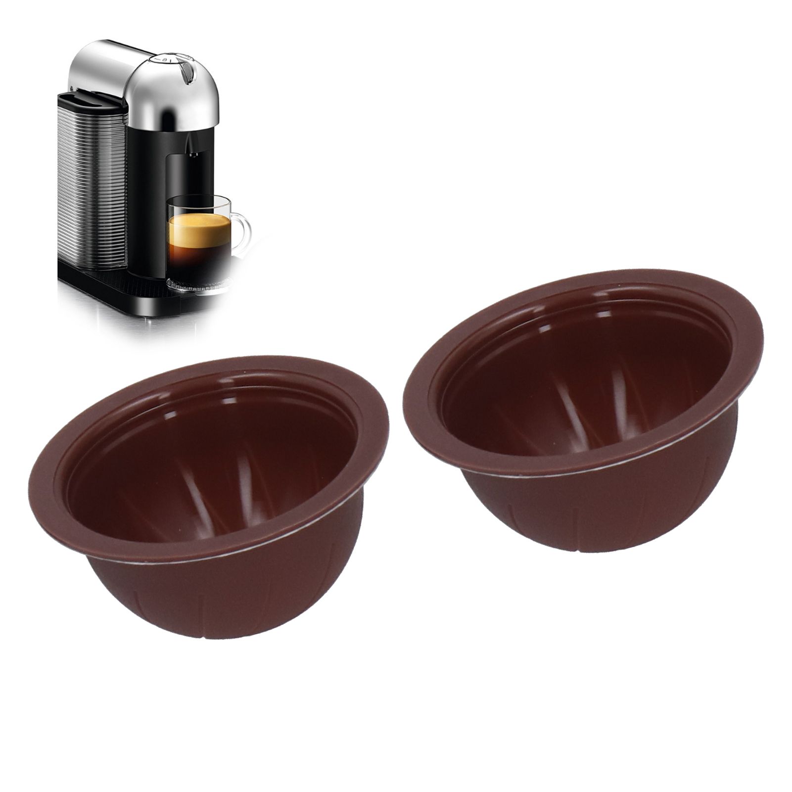 150ml Coffee Capsule Holder with Disposable Aluminum Foil Fit for Vertuolline GCA1 view 10