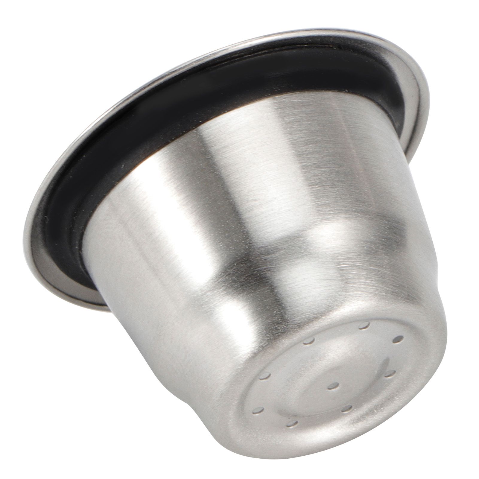 Reusable Refillable 304 Stainless Steel Coffee Capsule Cup Filter Kit with view 7