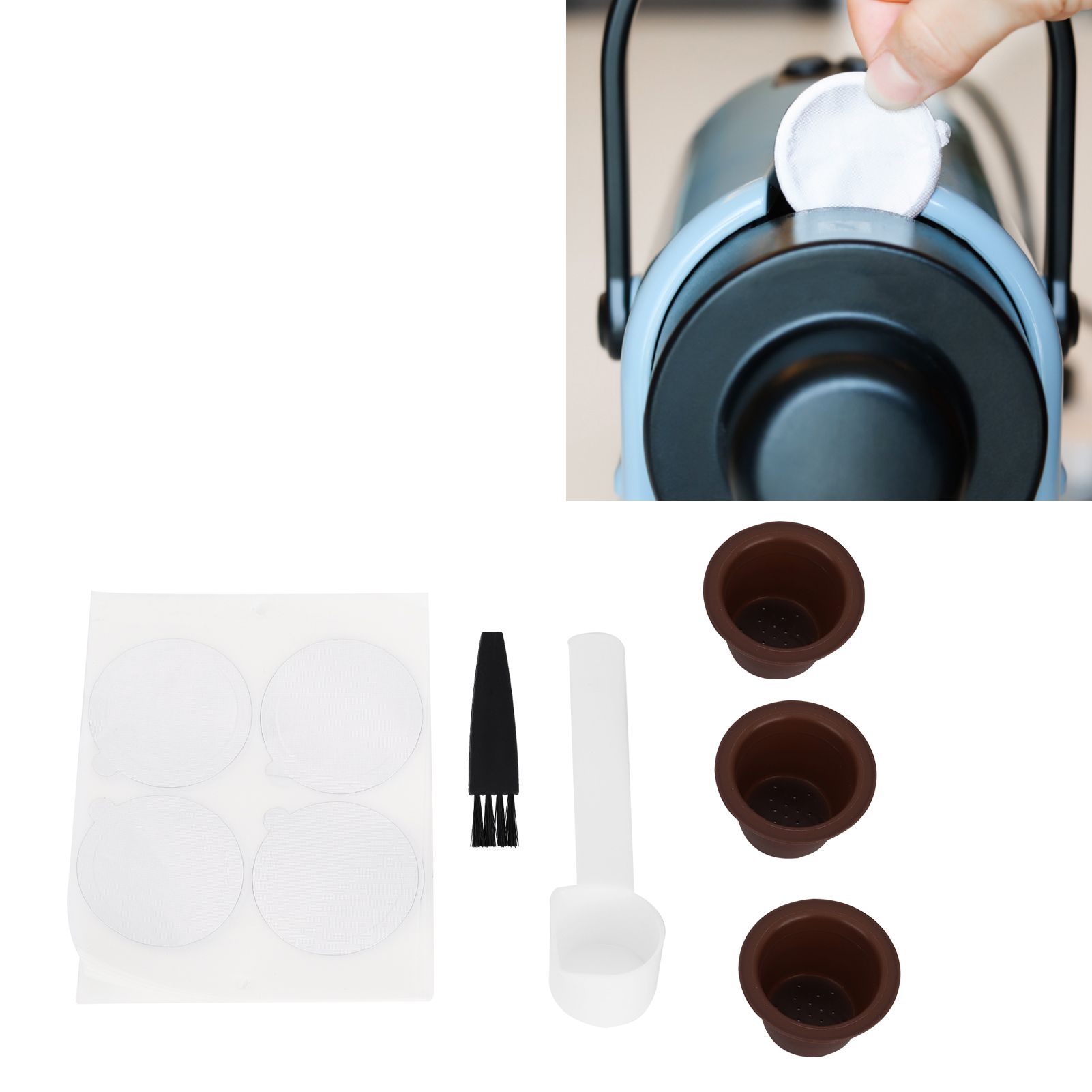 Reusable Coffee Capsule Uncovered Coffee Filter Cup Refillable Coffee Machine view 9