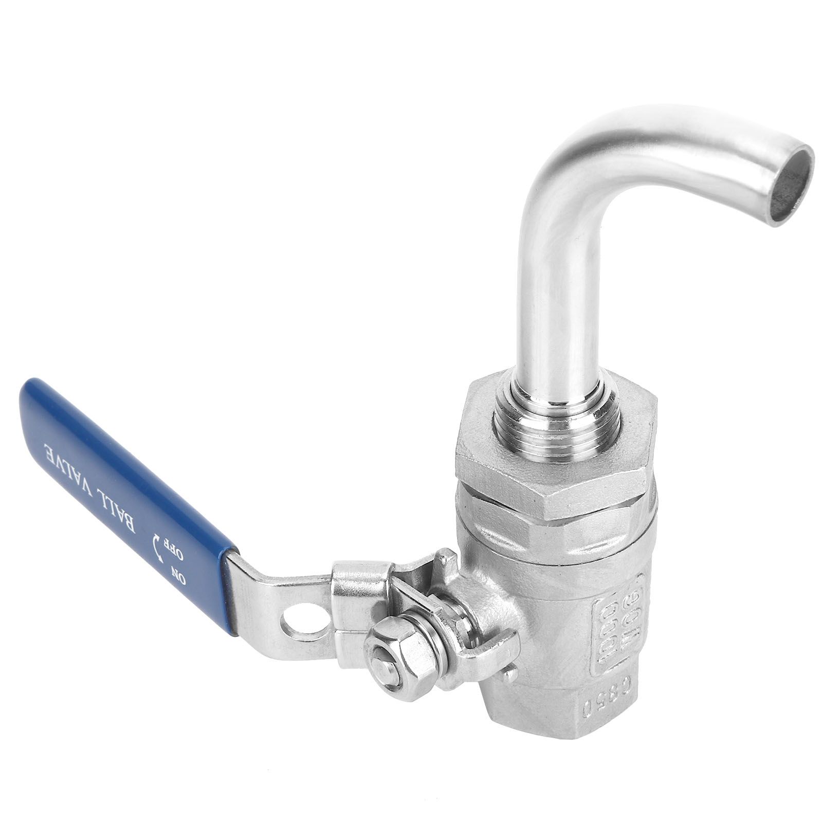 NPT 1/2in 304 Stainless Steel Ball Valve Set Hardware Fittings Home Brewing view 3