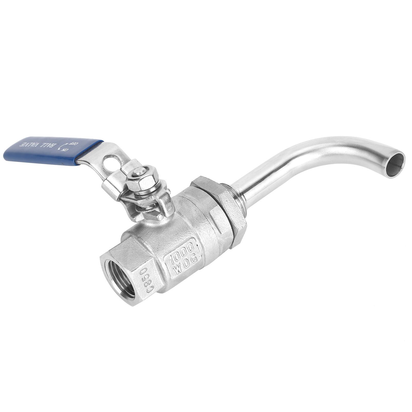 NPT 1/2in 304 Stainless Steel Ball Valve Set Hardware Fittings Home Brewing view 4