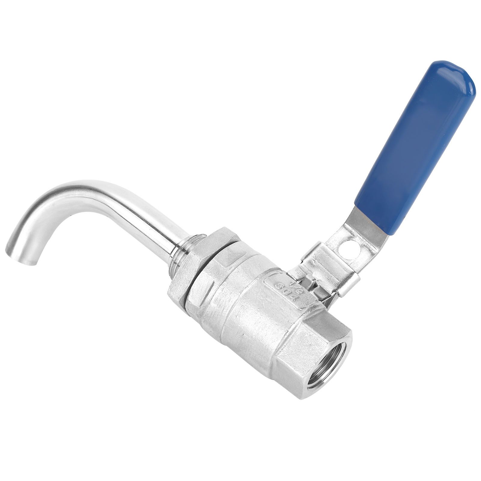 NPT 1/2in 304 Stainless Steel Ball Valve Set Hardware Fittings Home Brewing view 8