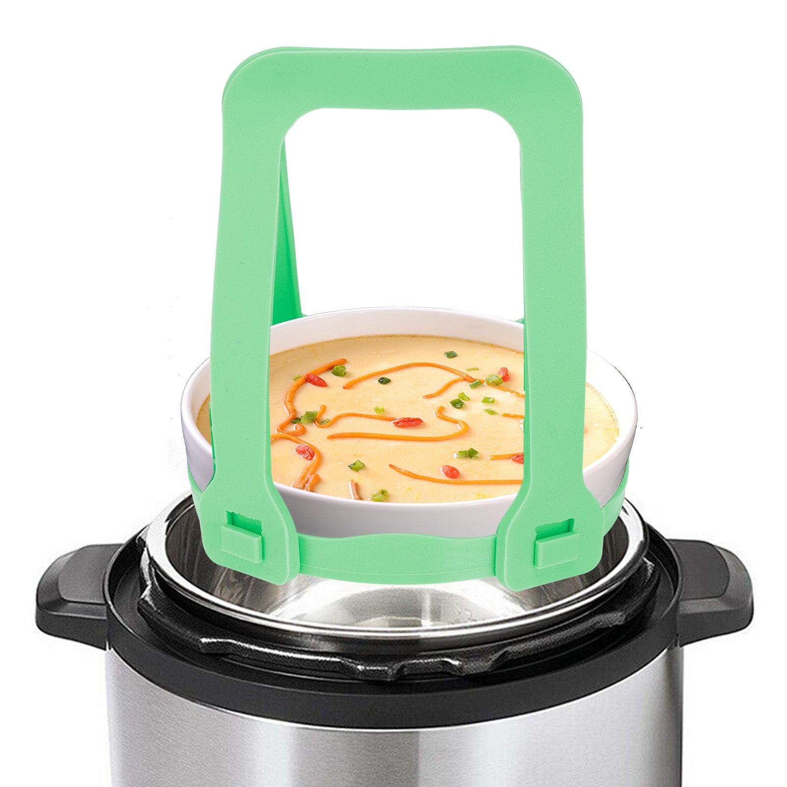 Portable Steaming Basket Multifunctional Steamed Egg Holder Shelf Rack Kitchen view 9
