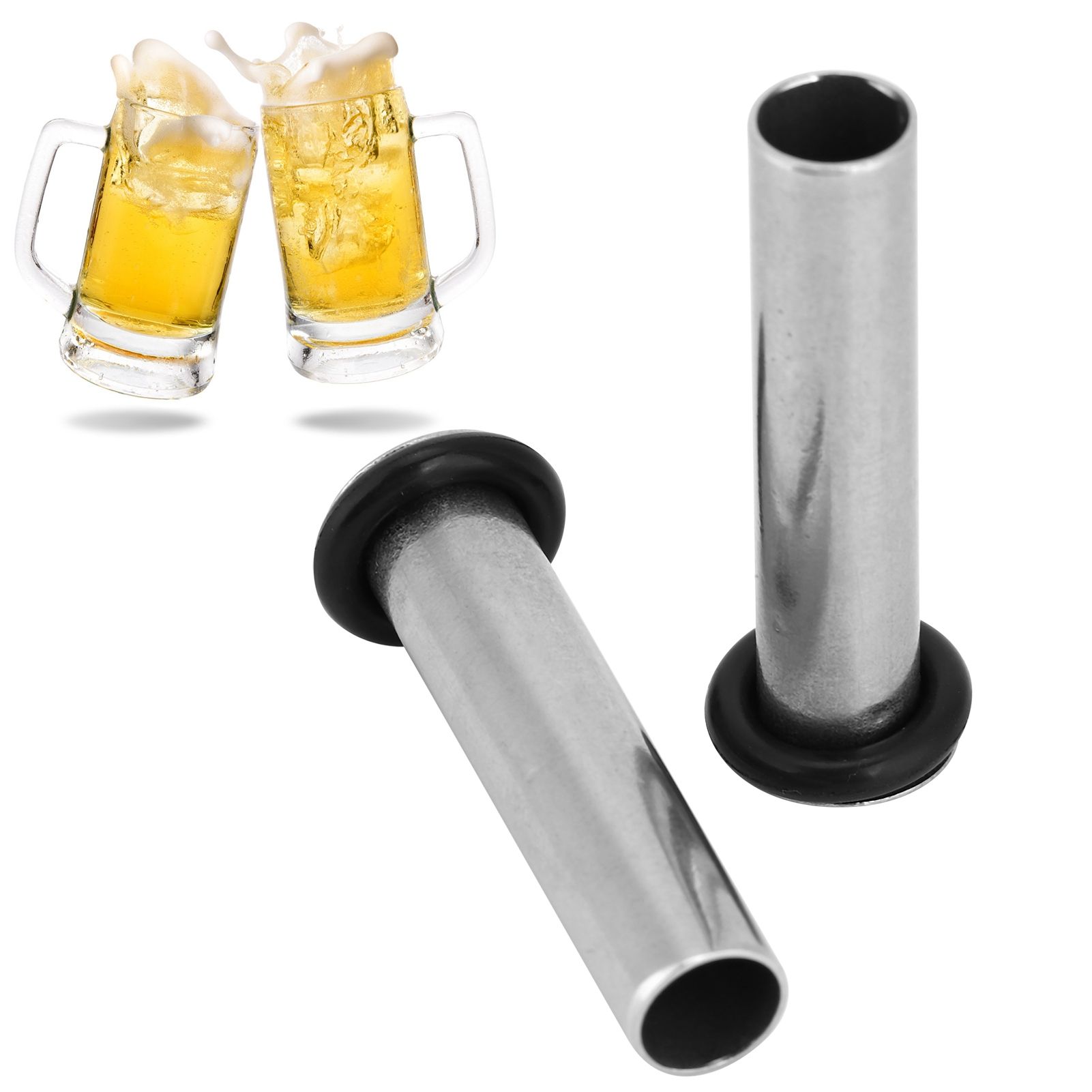 2Pcs Stainless Steel Dip Tube Gas In for Cornelius Corny Keg Homebrew Draft view 11