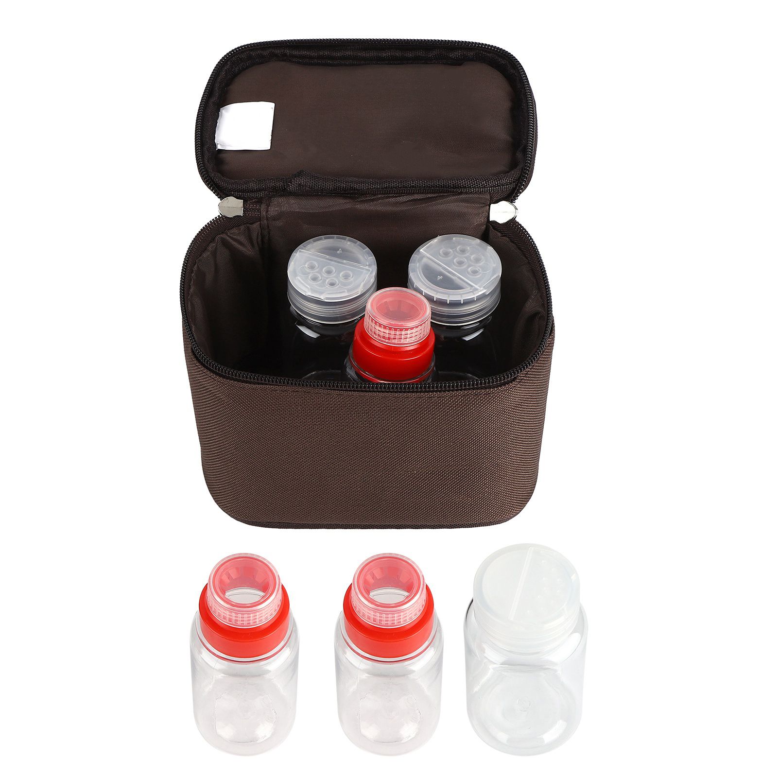 BBQ Organizer Bag Portable Picnic Basket Spices Seasoning Jar Seasoning view 5
