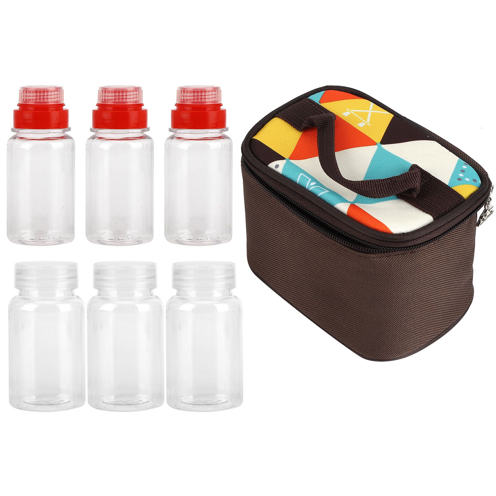 BBQ Organizer Bag Portable Picnic Basket Spices Seasoning Jar Seasoning view 8