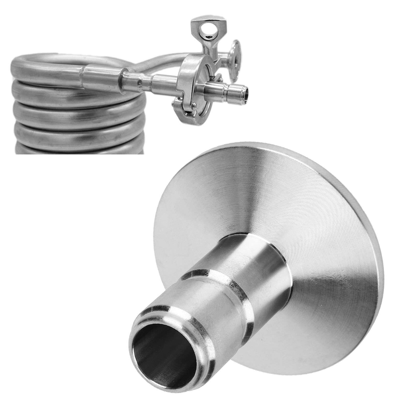 K Type Beer Brewing Quick Disconnect 304 Stainless Steel Homebrew Adapter view 9