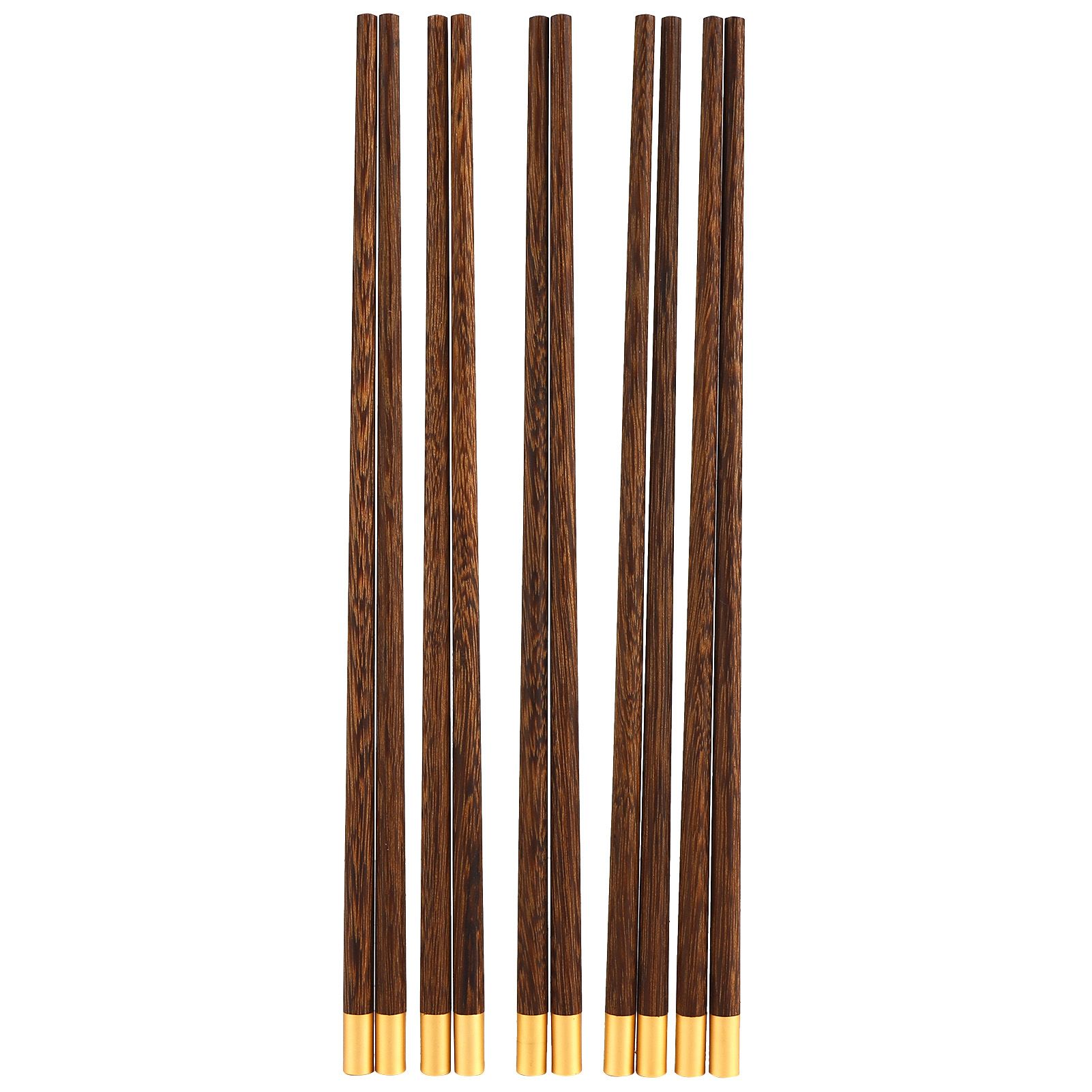5 Pairs Chinese Style Wooden Chopsticks Set Safe Handcrafted Tableware Gift view 5