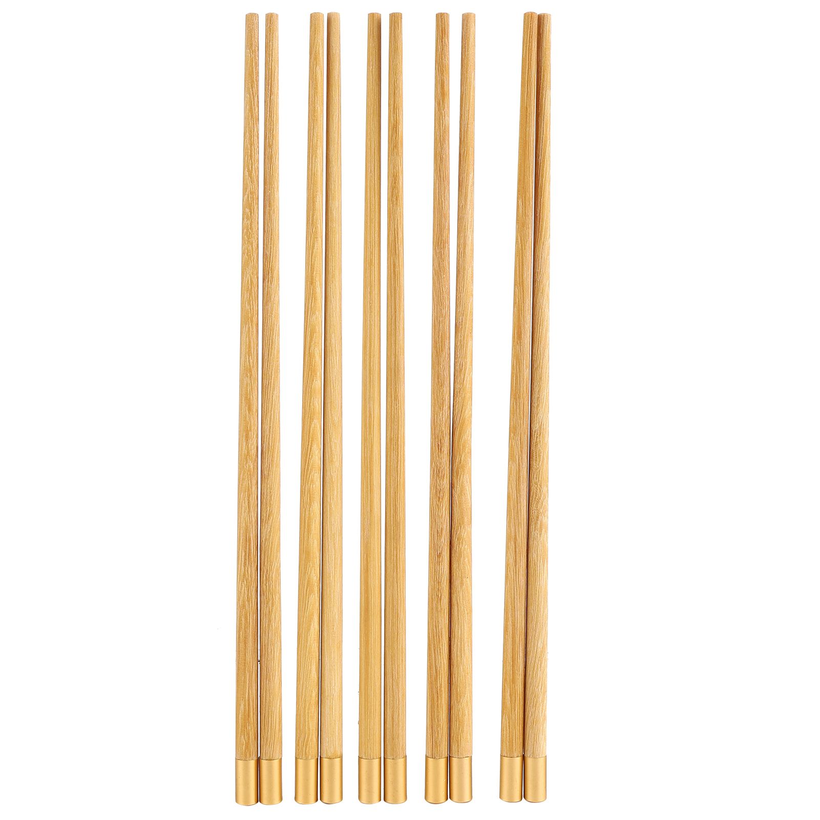 5 Pairs Chinese Style Wooden Chopsticks Set Safe Handcrafted Tableware Gift view 3