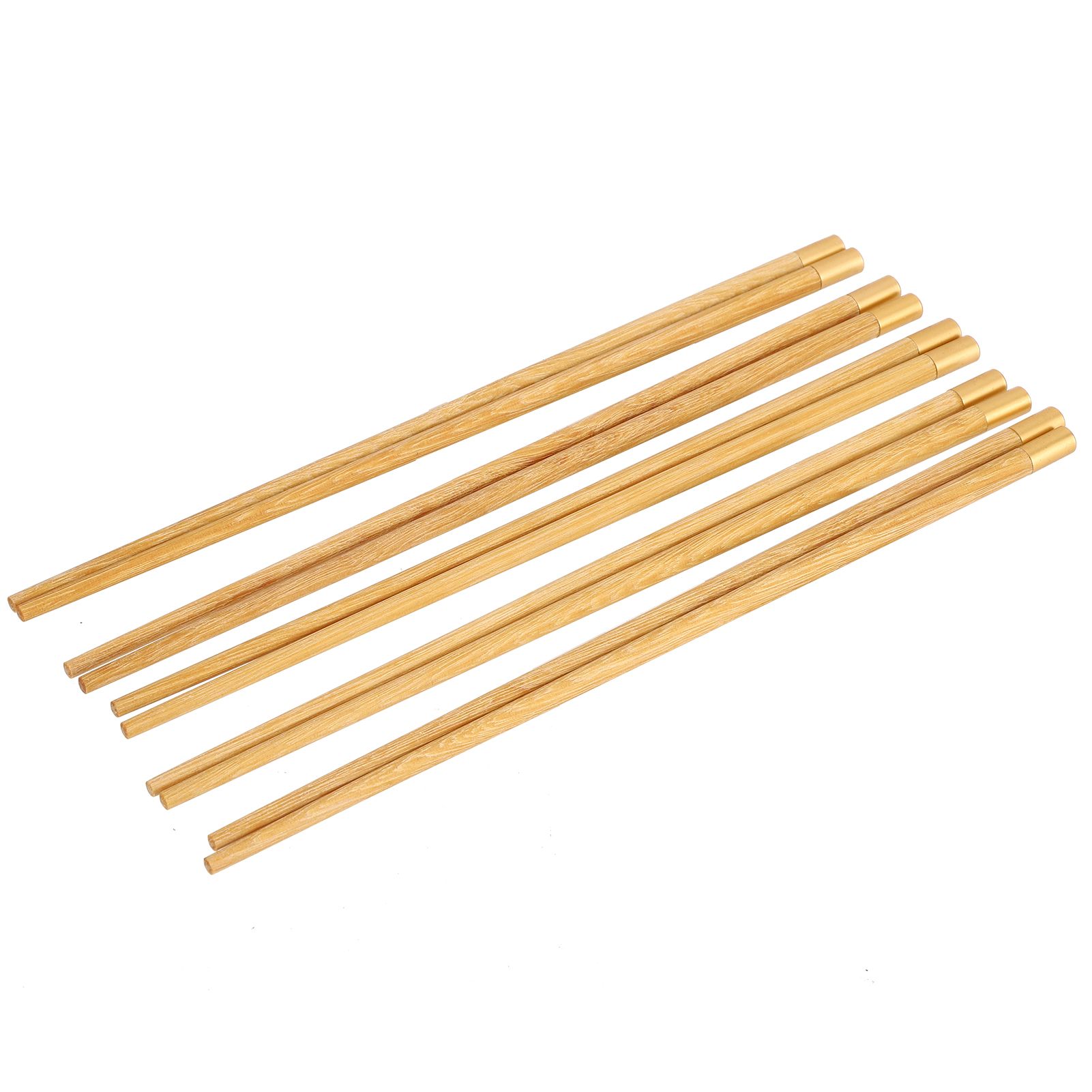 5 Pairs Chinese Style Wooden Chopsticks Set Safe Handcrafted Tableware Gift view 6