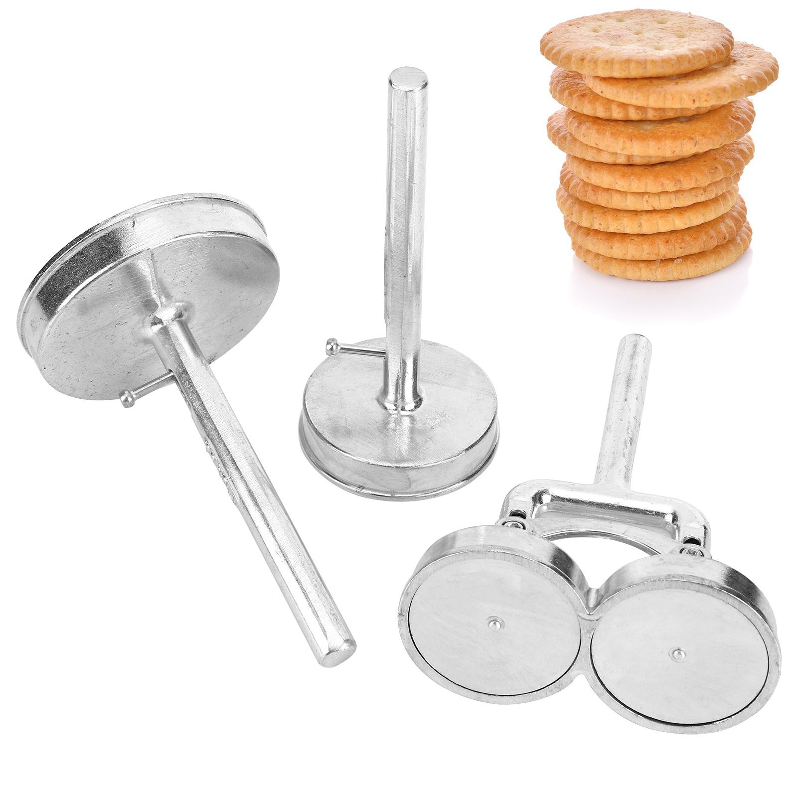 3Pcs Pasta Mold Aluminum Alloy Cake Dessert Maker Round Shape DIY Kitchen view 10