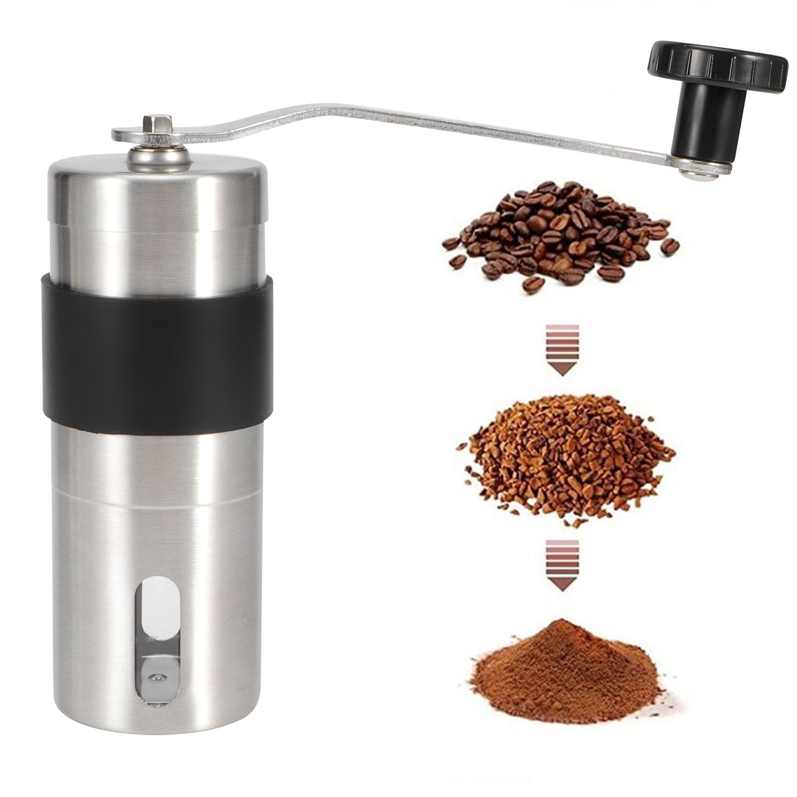 Stainless Steel Manual Coffee Bean Grinders Mill for Coffee Making Household view 9