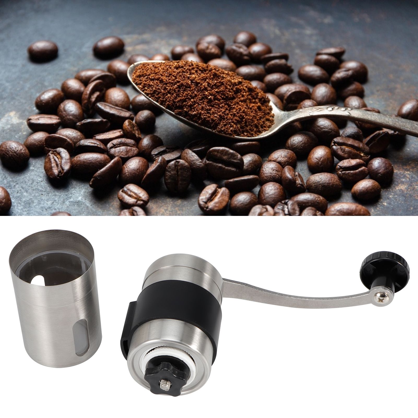 Stainless Steel Manual Coffee Bean Grinders Mill for Coffee Making Household view 10