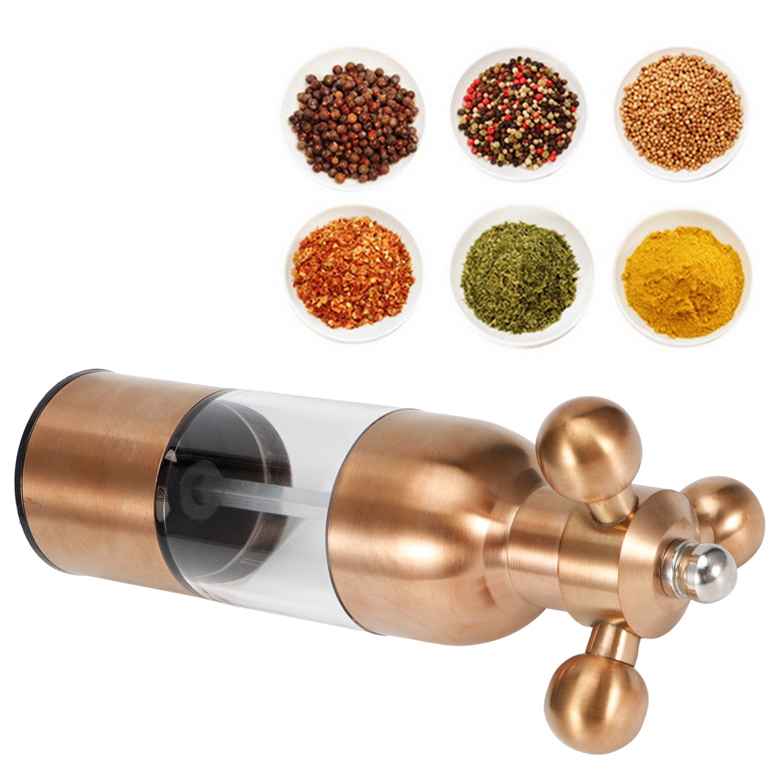 Stainless Steel Pepper Salt Spice Mill Grinder Seasoning Grinding Kitchen Tool view 9