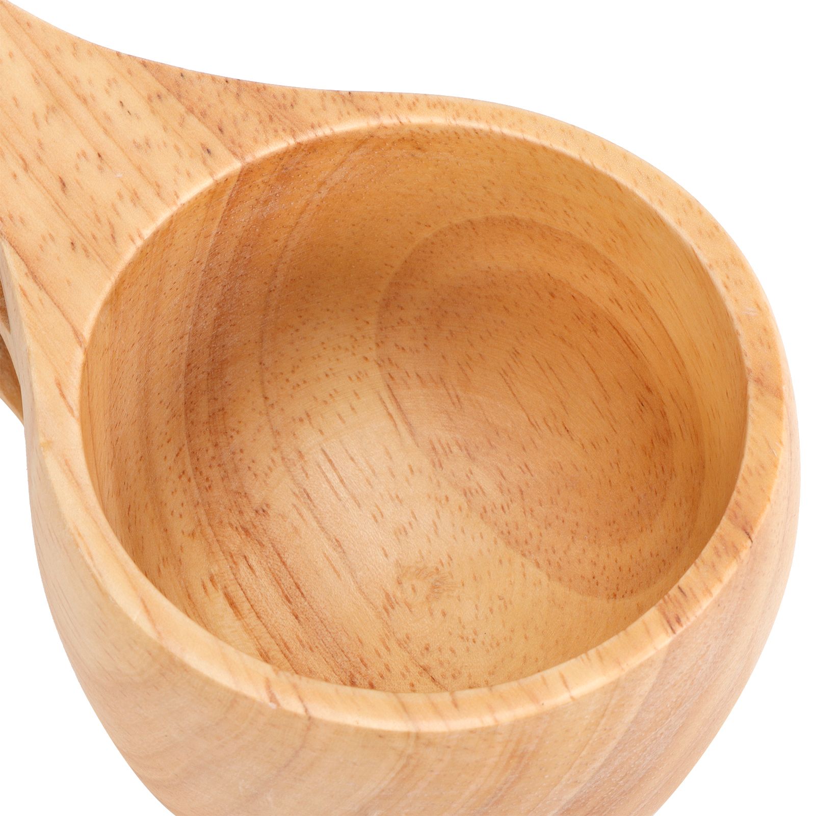 Coffee Cup with Handle Portable Wooden Milk Drink Mug Teacup Drinkware for view 11