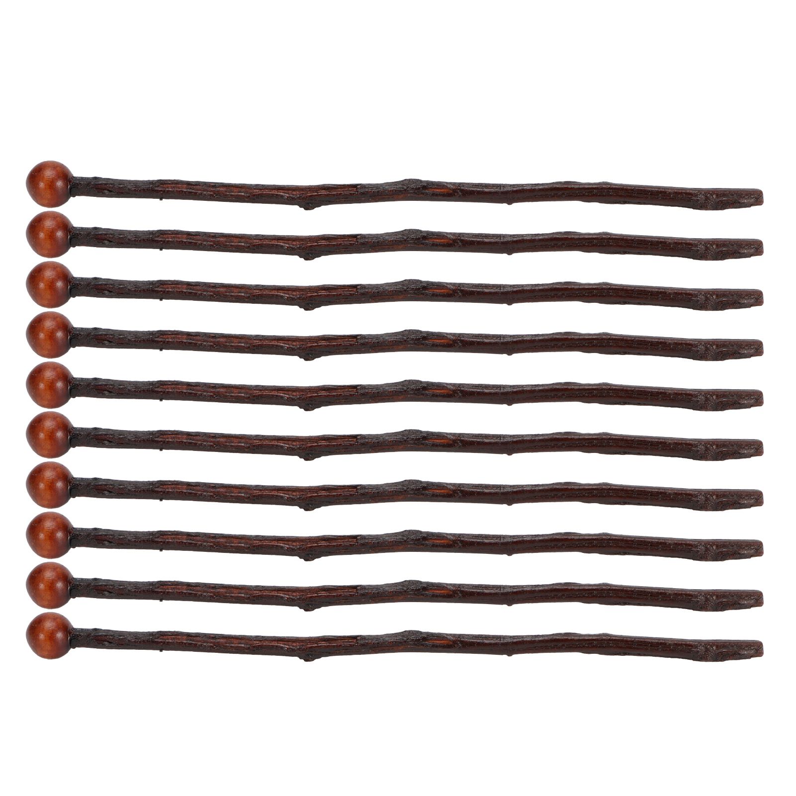 10Pcs Reusable Coffee Stir Stick Wooden Mixing Stirrers Stirring Rod for Milk