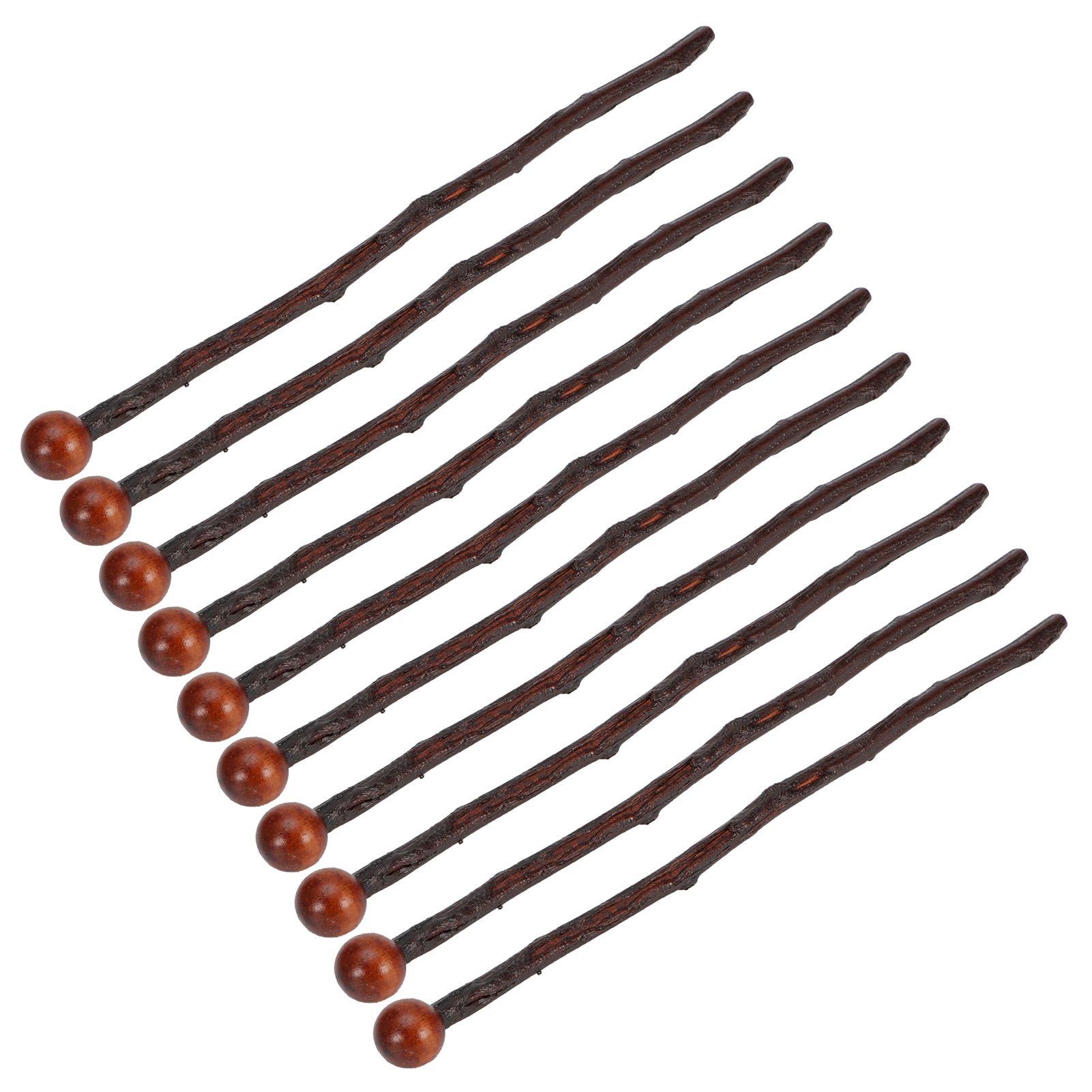 10Pcs Reusable Coffee Stir Stick Wooden Mixing Stirrers Stirring Rod for Milk view 5