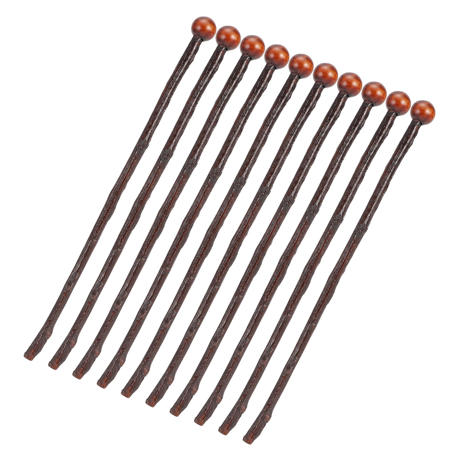 10Pcs Reusable Coffee Stir Stick Wooden Mixing Stirrers Stirring Rod for Milk view 7