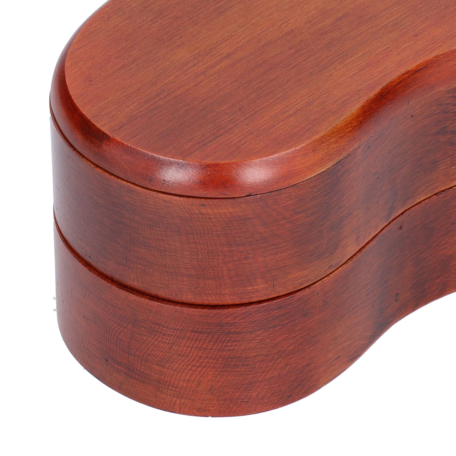 Japanese Style Portable Double Layer Waist Shape Bento Box Wood Simple Sushi Box view 11