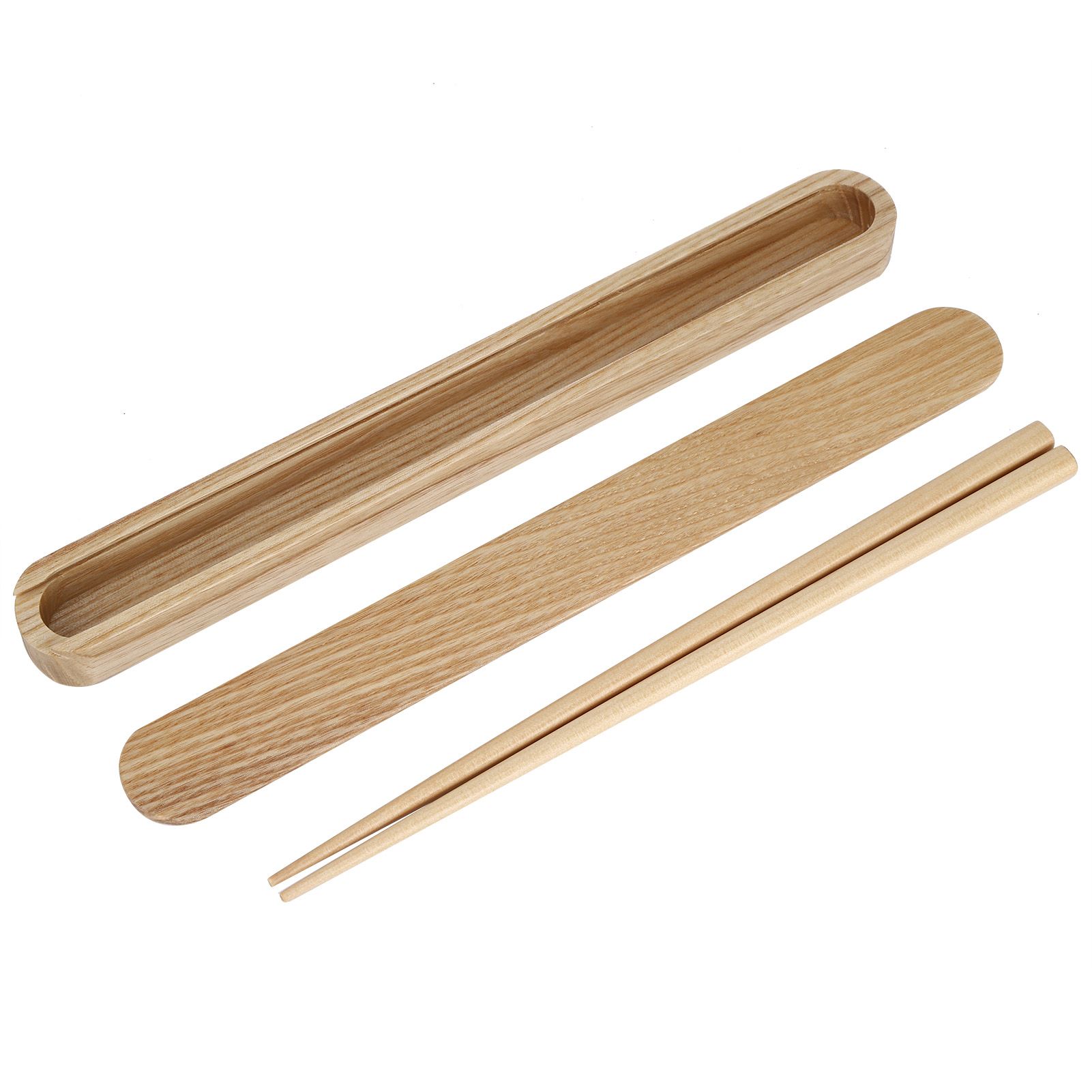 Reusable Wooden Chopsticks Portable Tableware Gift Set Kitchen Utensils for