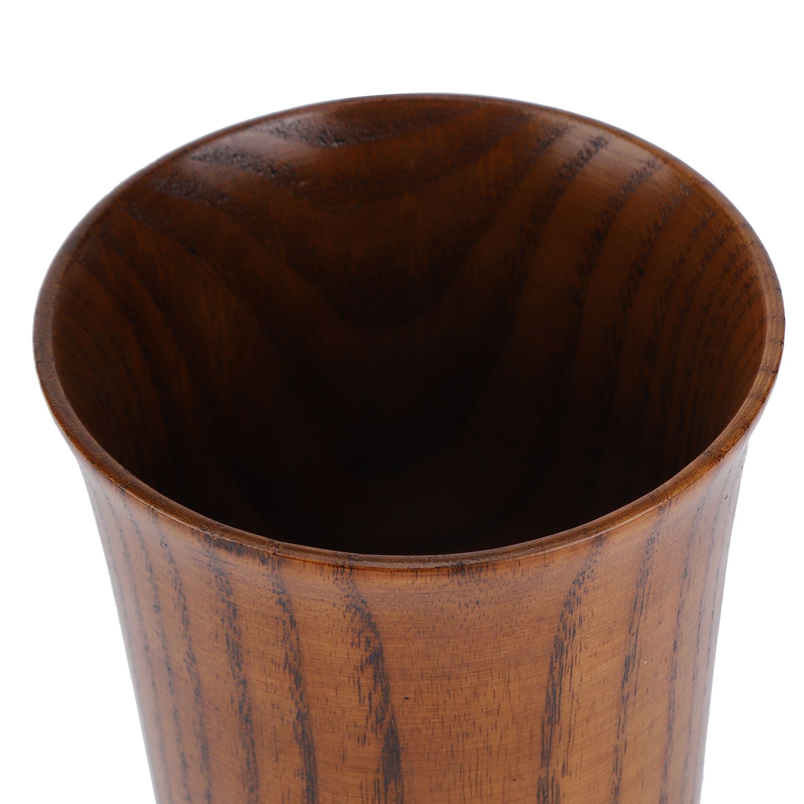 Wooden Water Cup Coffee Mugs with Handle Breakfast Milk Drinking Supplies Home view 12