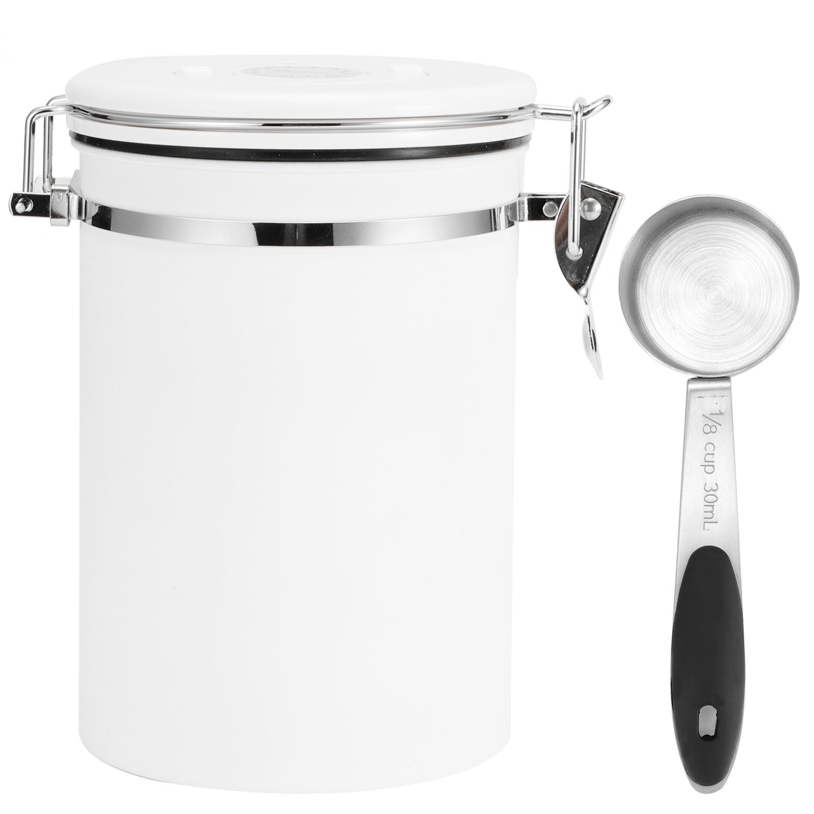 1.8L 304 Stainless Steel Sealing Can Airtight Storage Container with Spoon for view 5