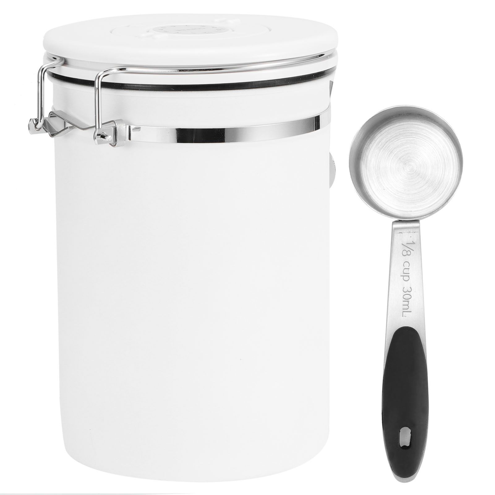 1.8L 304 Stainless Steel Sealing Can Airtight Storage Container with Spoon for view 6