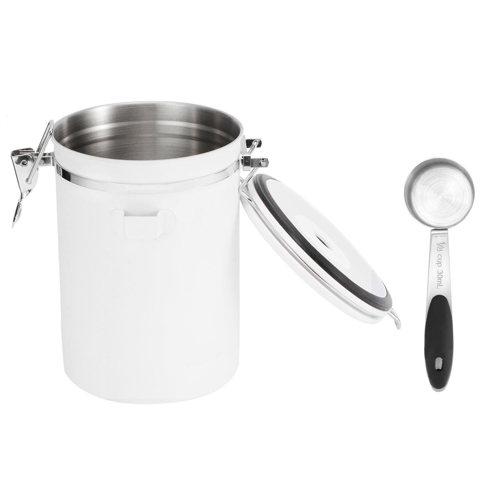 1.8L 304 Stainless Steel Sealing Can Airtight Storage Container with Spoon for view 7