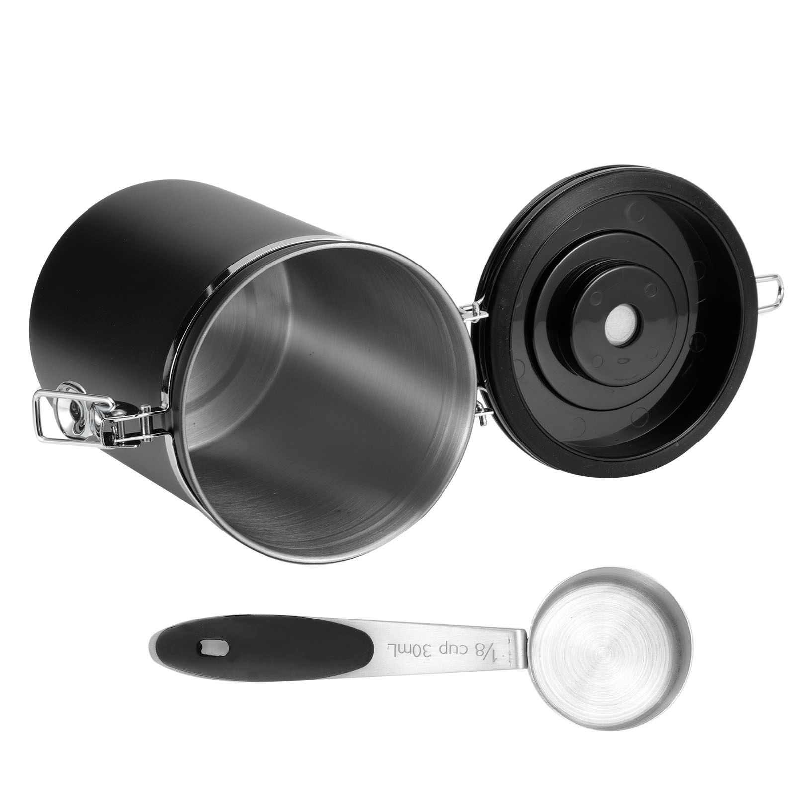 1.8L 304 Stainless Steel Sealing Can Airtight Storage Container with Spoon for view 5