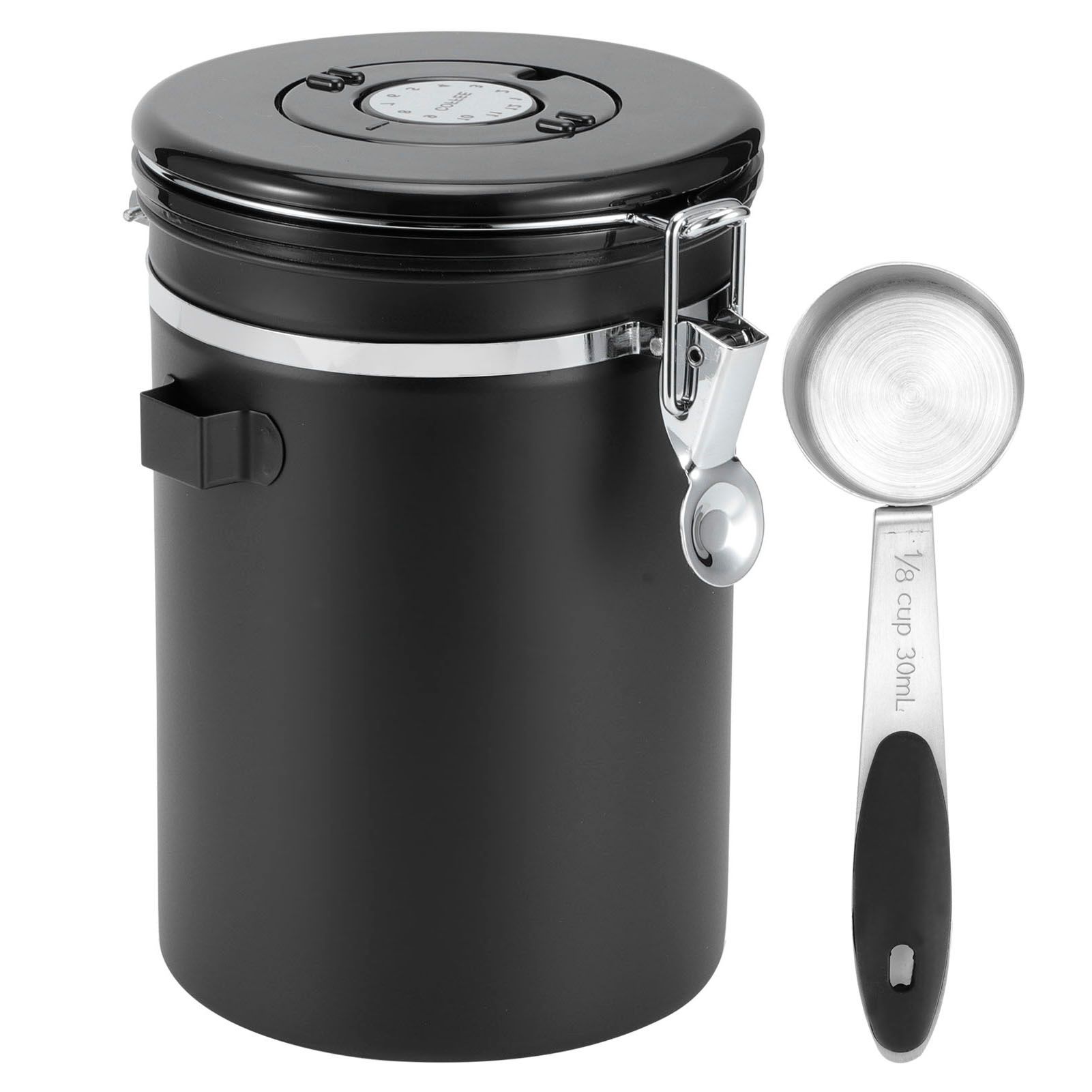 1.8L 304 Stainless Steel Sealing Can Airtight Storage Container with Spoon for view 8