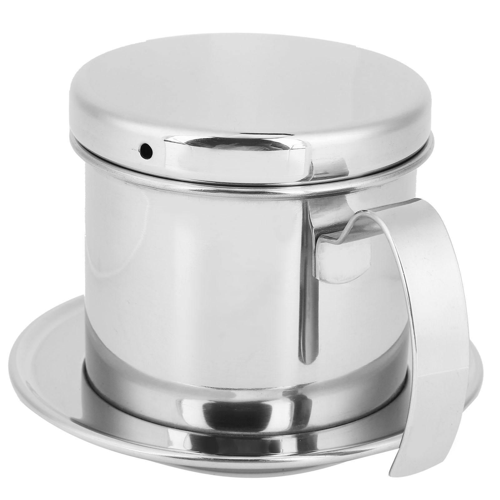 Drip Coffee Filter Pot Silver 304 Stainless Steel Hhousehold Bbrewing Coffee view 3