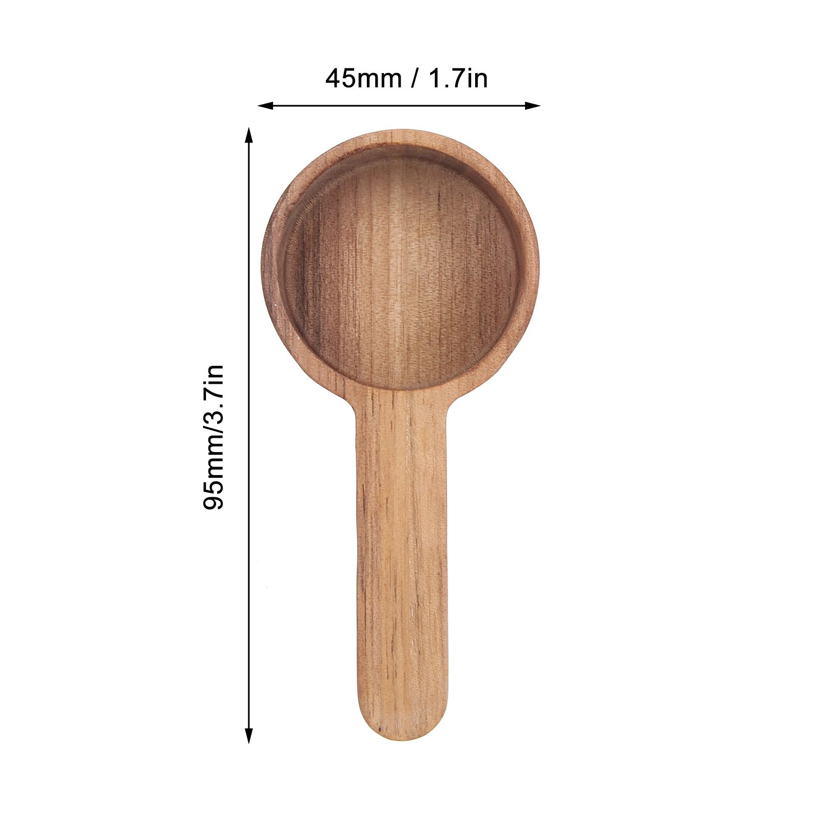 Wooden Coffee Measuring Spoon Kitchen Soup Measuring Tablespoon Tool for view 12