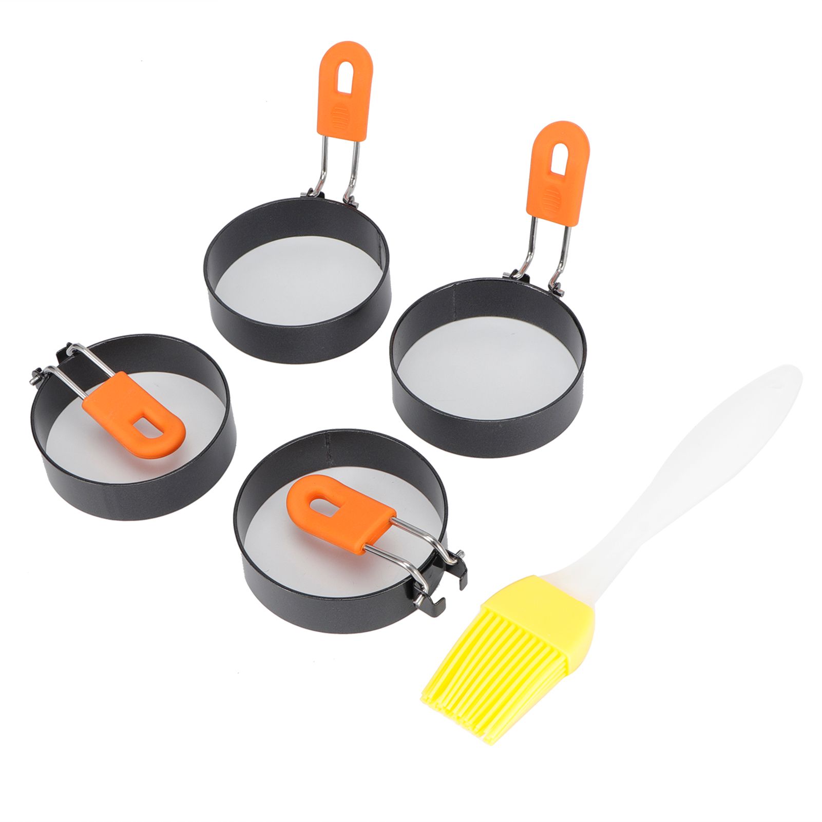 Round Egg Frying Ring with Non Stick Coating Pancake Fried Mold DIY Kitchen view 3