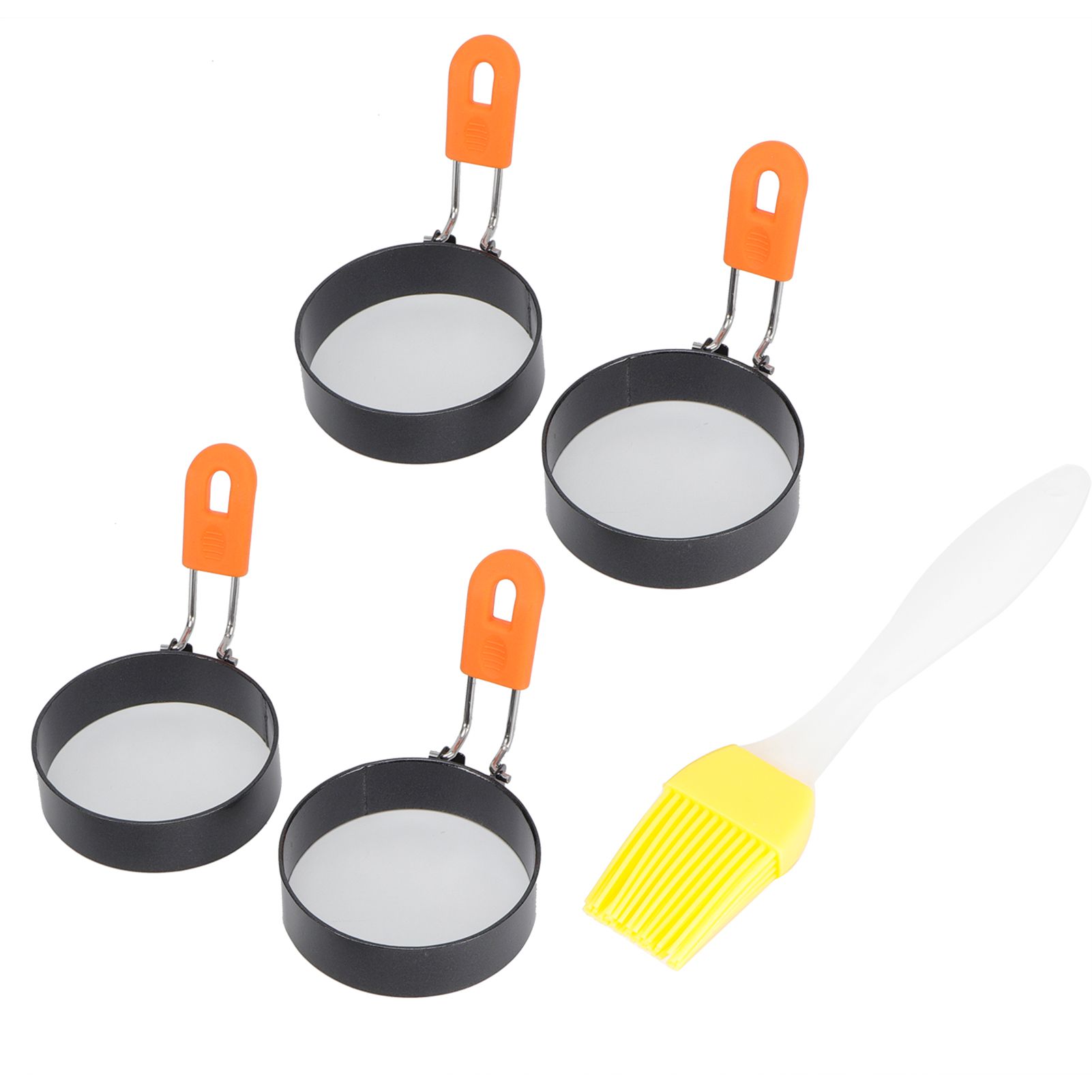 Round Egg Frying Ring with Non Stick Coating Pancake Fried Mold DIY Kitchen view 5